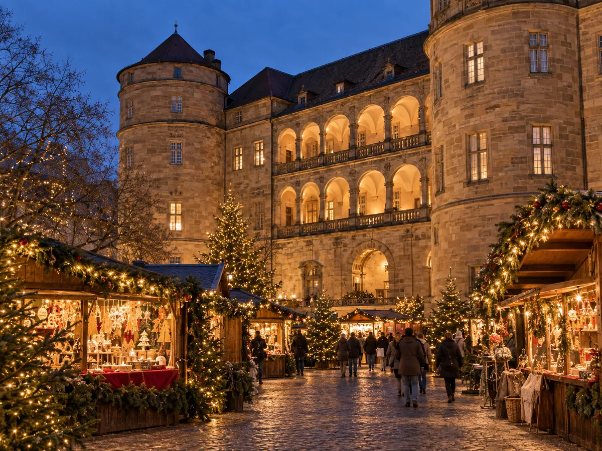 Stuttgart im Winter, Weihnachtsmarkt
