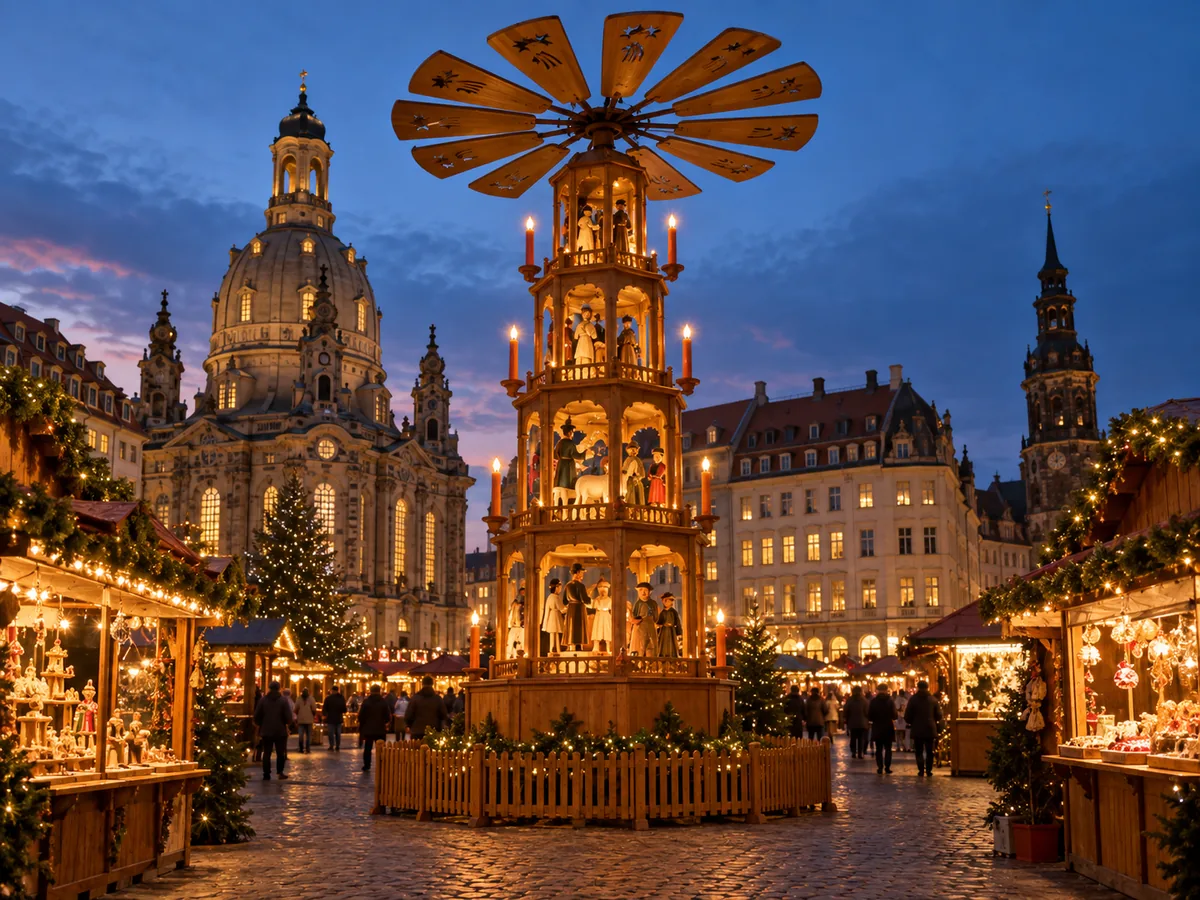 Dresden im Winter, Weihnachtsmarkt